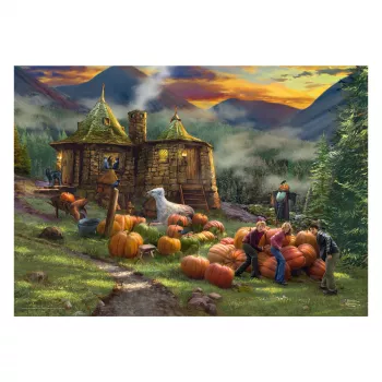 Puzzle 1000 pièces Schmidt Thomas Kinkade Studios Harry Potter - La cabane de Hagrid