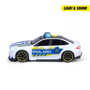 Dickie BMW M5 Police 203714030 Voiture jouet échelle 1:32 avec effets lumineux et sonores