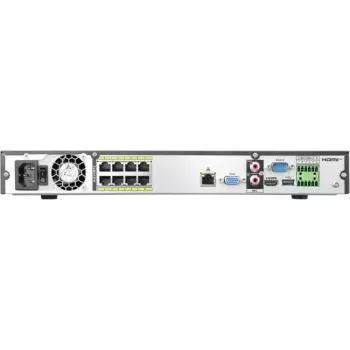 NVR 8 canaux 8K BCS LINE avec IA et 8 ports PoE BCS-L-NVR0802-A-8K-8P-Ai2