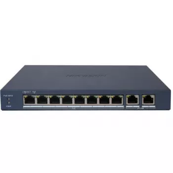 Switch PoE administrable Layer 2 10 ports Hikvision DS-3E1510P-EI/M(B) LinkVu avec 8 ports PoE et 2 uplinks SFP