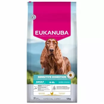 Eukanuba Special Care Sensitive Digestion croquettes pour chiens adultes de petites et moyennes races, agneau & riz, 12 kg
