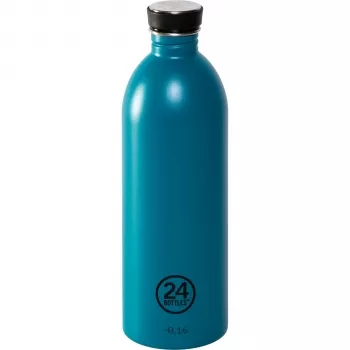 24Bottles Atlantic Bay 1000 ml Bouteille en acier inoxydable - bleu - fitness randonnée sport