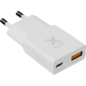 Chargeur mural Xtorm Go2 Series SlimLine 25W 1x USB-C USB-A blanc