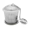BREDEMEIJER boule à thé avec chaîne et égouttoir en acier inoxydable 191006