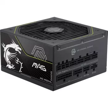 MSI MAG A1000PLS PCIE5 alimentation 1000W 80 PLUS Gold entièrement modulaire ATX 3.0
