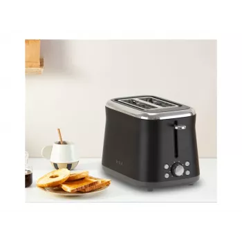 TEFAL Toaster TT7208E0 Collection Retro 850 W 2 fentes acier inoxydable noir