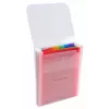 Exacompta CRYSTAL pochette à compartiments verticale, 6 compartiments, A4, transparent (55798E)