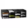 PAPERFLOW trieur noir avec 20 compartiments
