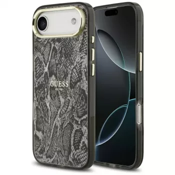 Guess Coque MagSafe Python Pattern pour iPhone Air - noir