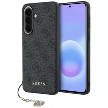 Guess Coque de protection 4G Charm pour Samsung Galaxy A34 5G, noir