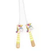 Janod Applepop corde à sauter licorne avec poignées en bois 3+