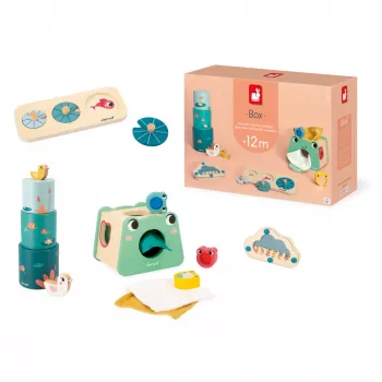 Janod Box 12 m+ ensemble de jouets éducatifs