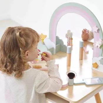 Janod Coffret de beauté d'imitation Little Miss Unicorn avec 10 accessoires 3+