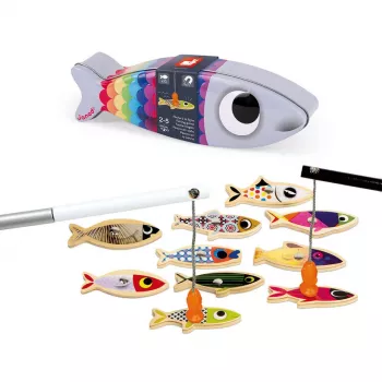 Janod Sardynka Magnetic Fishing Game