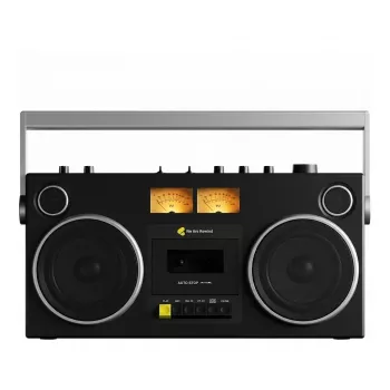 WeAreRewind Curtis lecteur de cassettes portable avec Bluetooth noir