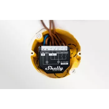 Shelly Wave 2PM EU LR interrupteur d'éclairage intelligent Z-Wave 2 canaux avec mesure de puissance