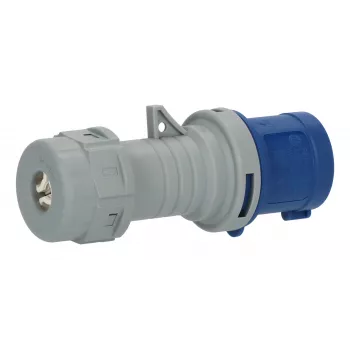 Fiche CEE Brennenstuhl 230V 16A IP44 bleue 3 broches droite