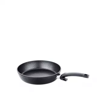 Poêle Fissler Adamant Comfort 28cm, aluminium, antiadhésive, compatible induction, noir/argent