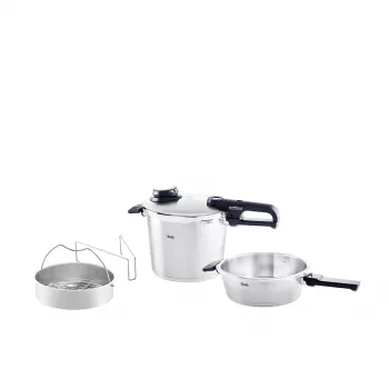 Ensemble d'autocuiseurs Fissler Vitavit Premium Duo, 6 et 2,5 L