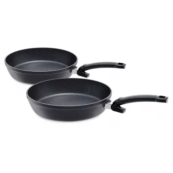 Ensemble de poêles à frire Fissler Adamant Comfort 28 cm + 24 cm, antiadhésif, compatible induction, 2 pièces
