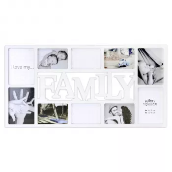 NIELSEN DESIGN Family Collage blanc résine galerie 8999331