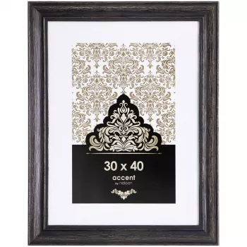NIELSEN DESIGN Accent Vintage 30x40 cadre photo en bois noir