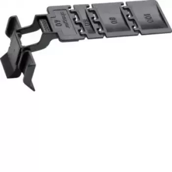 Clip de retenue HAGER BA7CLIP pour système de goulotte, ABS/polycarbonate, blanc