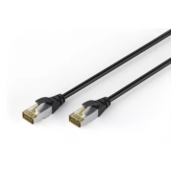 DIGITUS CAT 6A S-FTP câble de raccordement extérieur, cuivre, PE, 10 m, noir
