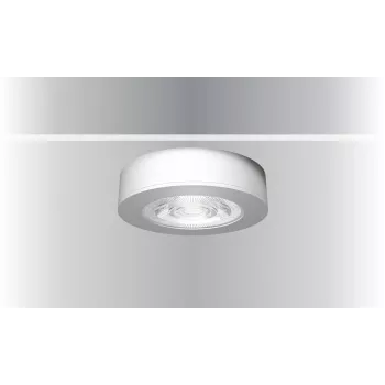 Spot encastré au plafond LED SYNERGY21 Helios noir, rond, cadre en saillie (S21-LED-ME008)