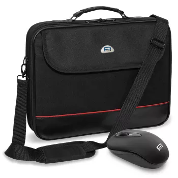 PEDEA TRENDLINE sacoche pour ordinateur portable 17,3 inch + ensemble souris