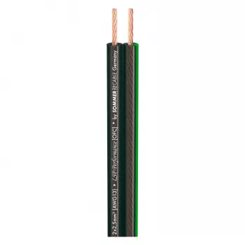 Câble haut-parleur HighEnd SC-Orbit 225 MKII Sommer Cable, 2 x 2,50 mm², PVC 10,2 x 4,8 mm, transparent (425-0151)