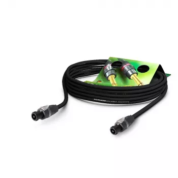Câble d'enceinte Elephant Robust 4x4,00 mm² Sommer Cable, noir