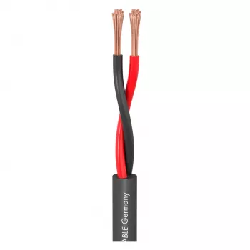 Câble d'enceinte Meridian Mobile SP215 Sommer Cable 2 x 1,5 mm² PVC noir (au mètre)