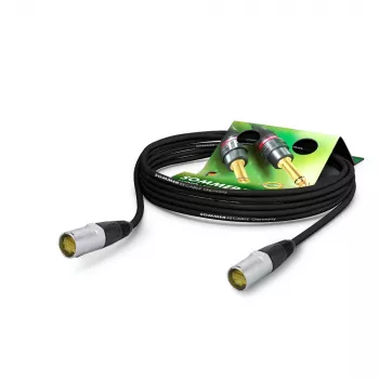 Câble réseau Sommer Cable SC-Mercator CAT.7 PUR, 8 x 0,14 mm², RJ45 vers RJ45, NEUTRIK, noir, 10 m (P7NE-1000-SW)
