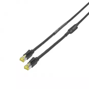 Câble réseau Sommer Cable SC-Mercator CAT.7 PUR, 8 x 0,14 mm², RJ45 vers RJ45, HIROSE, noir, 5 m (P7HS-0500-SW)