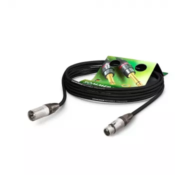 Câble micro Sommer Cable SC-Primus, 2 x 0,50 mm², embase XLR 3 broches vers fiche XLR 3 broches, NEUTRIK, noir, 20 m (PRMFU2000-SW)