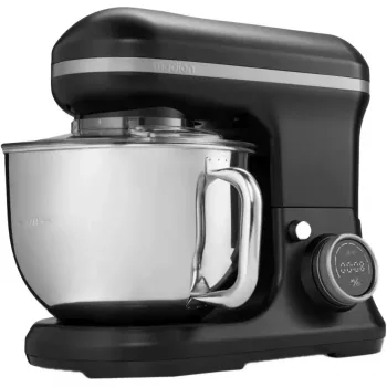 MEDION LIFE robot pâtissier numérique MD18420 (noir, 1200 W, bol de 5 L, avec bol à glace)