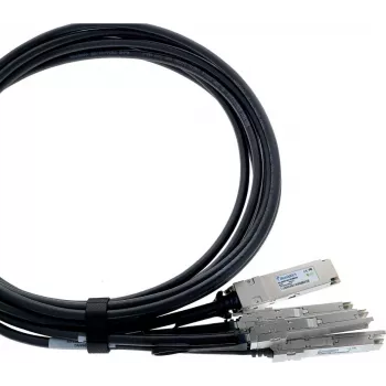 BlueLAN QDD-4ZQ100-CU2M-BL Câble DAC breakout 400G QSFP-DD vers 4x100G QSFP56 2m