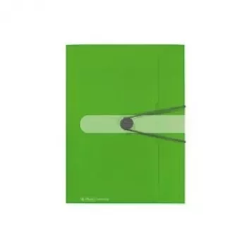 HERLITZ Chemise élastique A4 PP opaque vert pomme