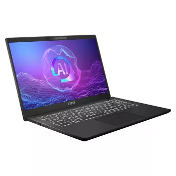 MSI Modern 15 H AI C2HMG-288FRNN, Core Ultra 5 225H, 16 Go, SSD 512 Go, Win 11 Pro, AZERTY FR