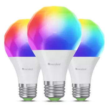 Nanoleaf NF080B02-3A19E Ampoule LED connectée E27 8,5W 1100lm RGBW Matter Thread