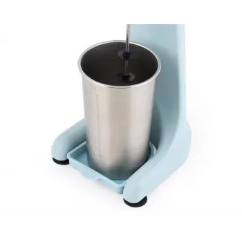 Giles & Posner EK6628GSBLVDE Machine à milkshake 60W 500ml noir/argent rétro