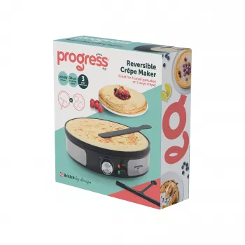 Progress EK6696PVDE crêpière réversible 1000 W 30 cm noir