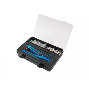 Kit d'outils réseau LANBERG NT-0303 - pince à sertir, dénude-câble, 10 connecteurs RJ45 Cat.5e