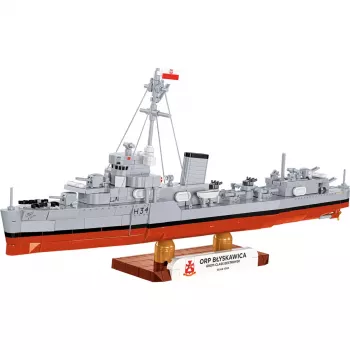 Maquette plastique COBI ORP Błyskawica destroyer 1:300