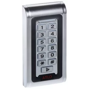Cadenas à combinaison ATLO-KRM-821 - cadenas à 3 chiffres réinitialisable, corps en alliage de zinc, anse en acier, noir