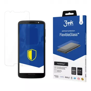 Protection d'écran en verre hybride 3MK FlexibleGlass pour Motorola Moto G6