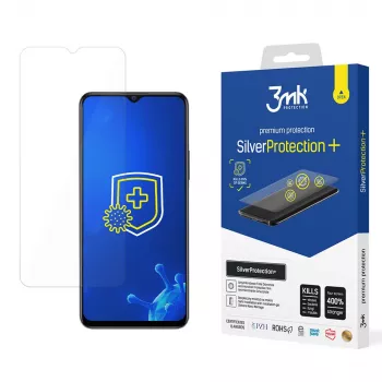 3MK SilverProtection+ protection d'écran pour Vivo Y52 5G – film polymère flexible avec revêtement antimicrobien aux ions d'argent, autonettoyant, haute transparence, compatible avec coque