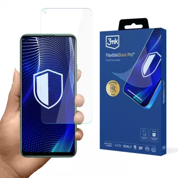 3MK PROTECTION Film de protection d'écran FlexibleGlass Pro pour Huawei P40 Lite 5G - Verre hybride, dureté 7H, 0,3 mm, transparent