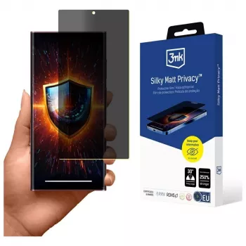 Protection d'écran confidentialité Silky Matt 3mk pour Samsung Galaxy S23 Ultra